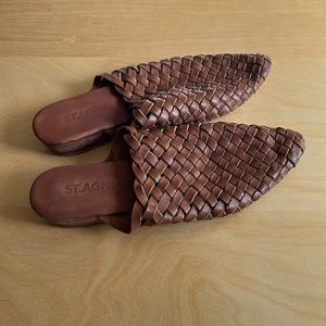 St Agni Leather Mules
